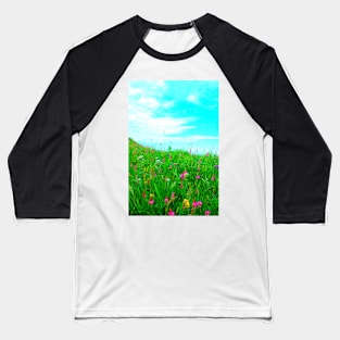 View at different plants in Piani di Ragnolo Baseball T-Shirt